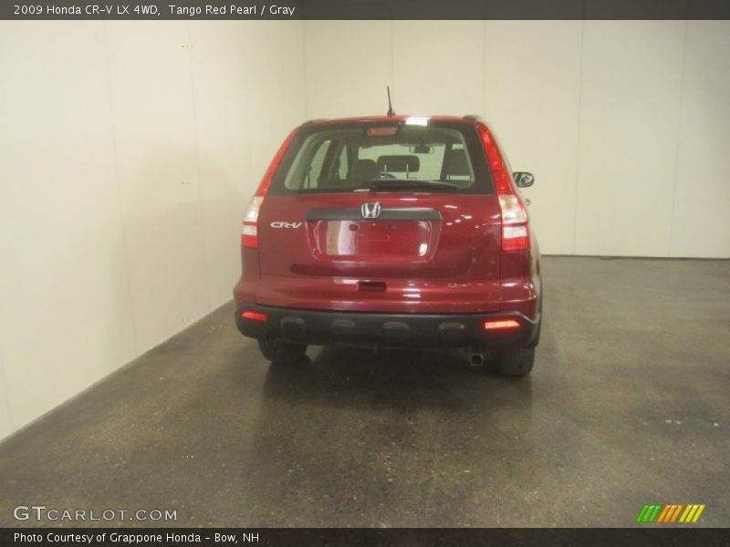 Tango Red Pearl / Gray 2009 Honda CR-V LX 4WD