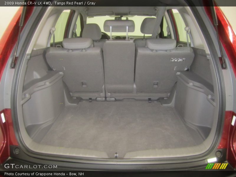 Tango Red Pearl / Gray 2009 Honda CR-V LX 4WD