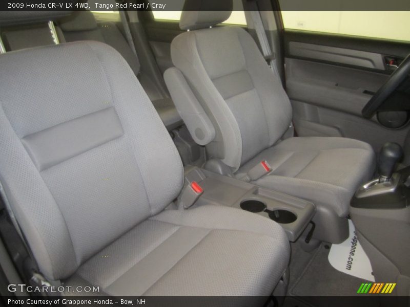 Tango Red Pearl / Gray 2009 Honda CR-V LX 4WD