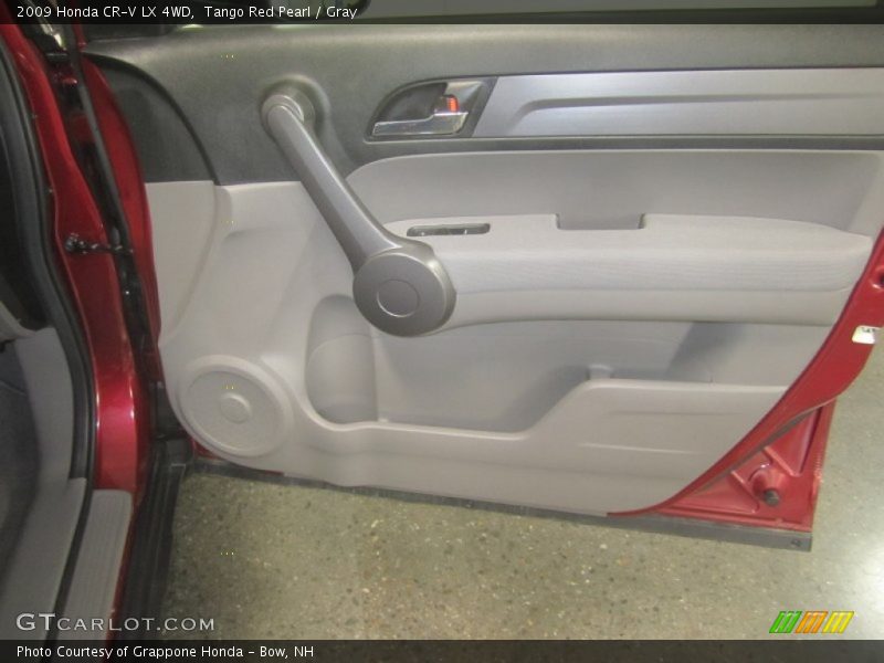 Tango Red Pearl / Gray 2009 Honda CR-V LX 4WD