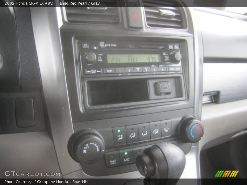 Tango Red Pearl / Gray 2009 Honda CR-V LX 4WD