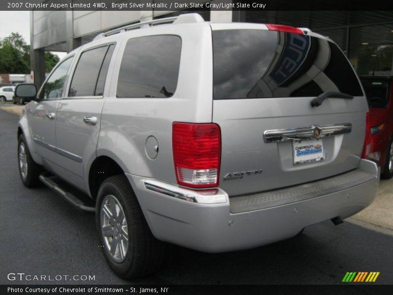 Bright Silver Metallic / Dark Slate Gray/Light Slate Gray 2007 Chrysler Aspen Limited 4WD