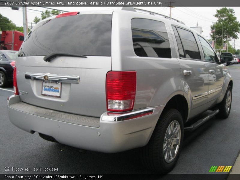 Bright Silver Metallic / Dark Slate Gray/Light Slate Gray 2007 Chrysler Aspen Limited 4WD