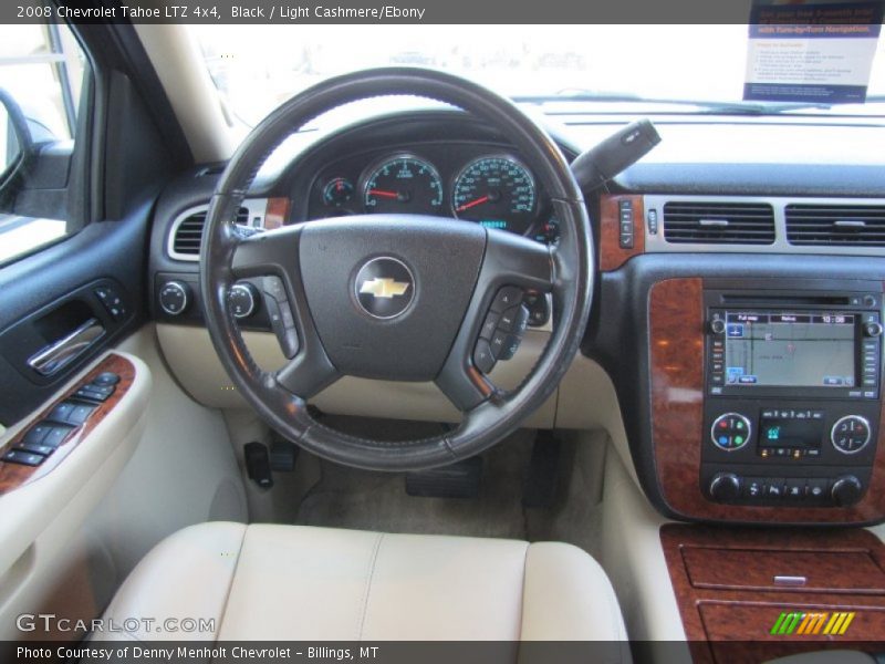 Black / Light Cashmere/Ebony 2008 Chevrolet Tahoe LTZ 4x4