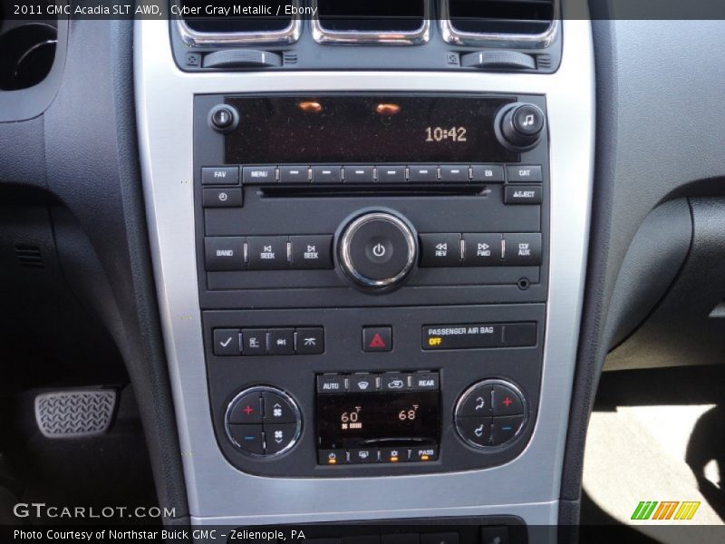 Cyber Gray Metallic / Ebony 2011 GMC Acadia SLT AWD