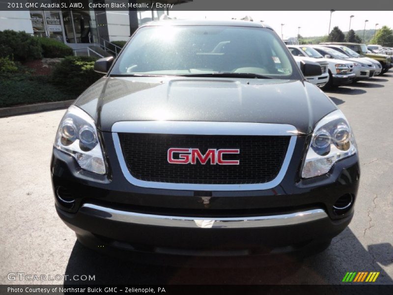 Carbon Black Metallic / Ebony 2011 GMC Acadia SL AWD