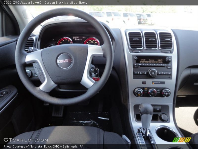 Dashboard of 2011 Acadia SL AWD