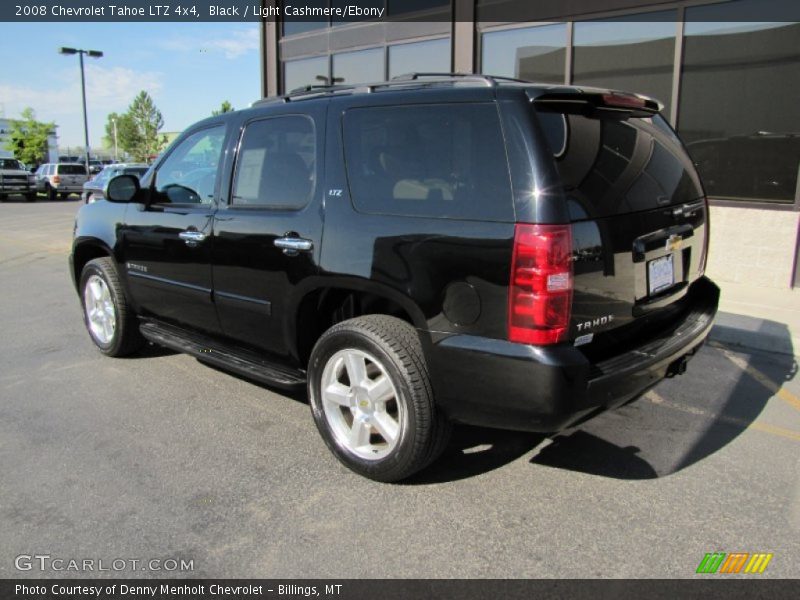 Black / Light Cashmere/Ebony 2008 Chevrolet Tahoe LTZ 4x4