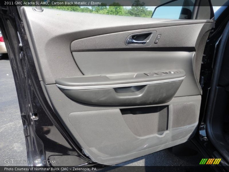 Carbon Black Metallic / Ebony 2011 GMC Acadia SL AWD