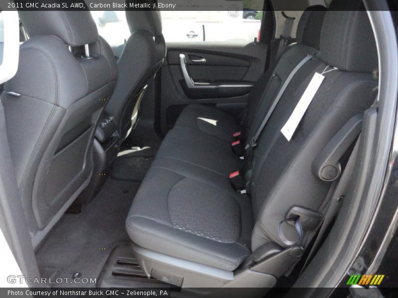 Carbon Black Metallic / Ebony 2011 GMC Acadia SL AWD