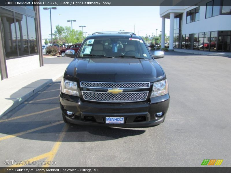 Black / Light Cashmere/Ebony 2008 Chevrolet Tahoe LTZ 4x4