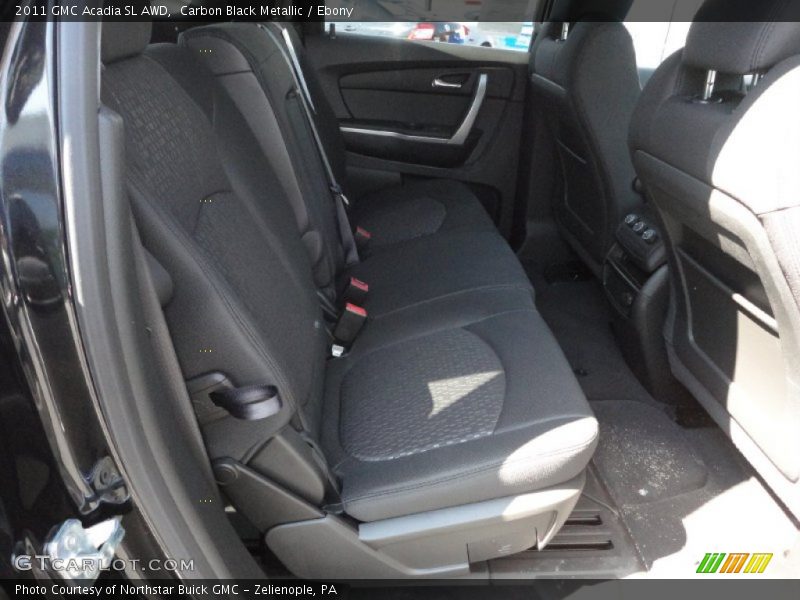 Carbon Black Metallic / Ebony 2011 GMC Acadia SL AWD