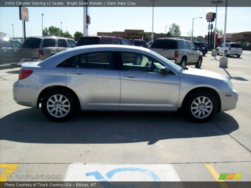 Bright Silver Metallic / Dark Slate Gray 2009 Chrysler Sebring LX Sedan