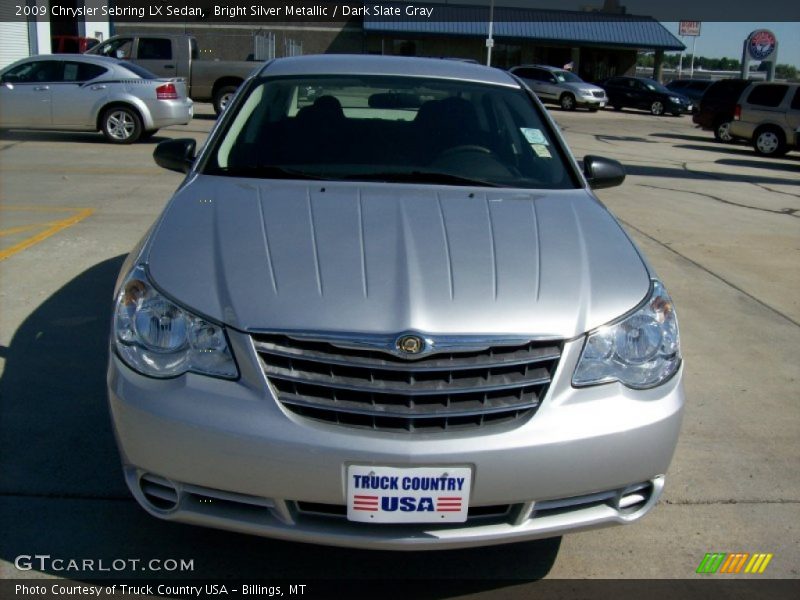 Bright Silver Metallic / Dark Slate Gray 2009 Chrysler Sebring LX Sedan