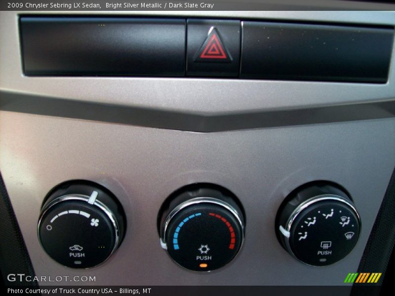 Bright Silver Metallic / Dark Slate Gray 2009 Chrysler Sebring LX Sedan