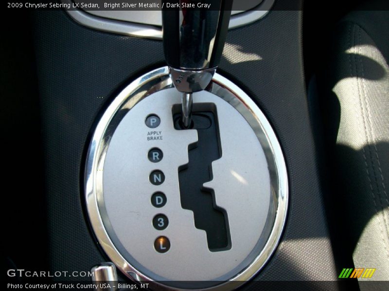 Bright Silver Metallic / Dark Slate Gray 2009 Chrysler Sebring LX Sedan