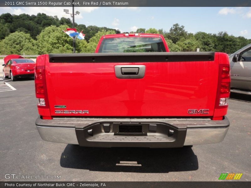 Fire Red / Dark Titanium 2011 GMC Sierra 1500 Regular Cab 4x4