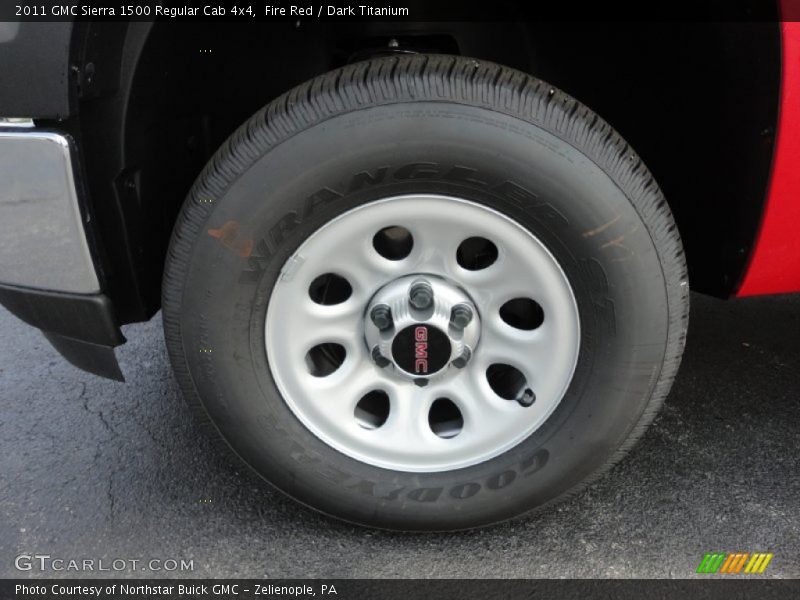 Fire Red / Dark Titanium 2011 GMC Sierra 1500 Regular Cab 4x4