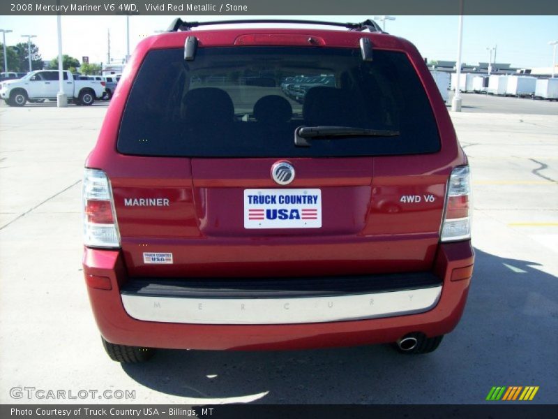 Vivid Red Metallic / Stone 2008 Mercury Mariner V6 4WD