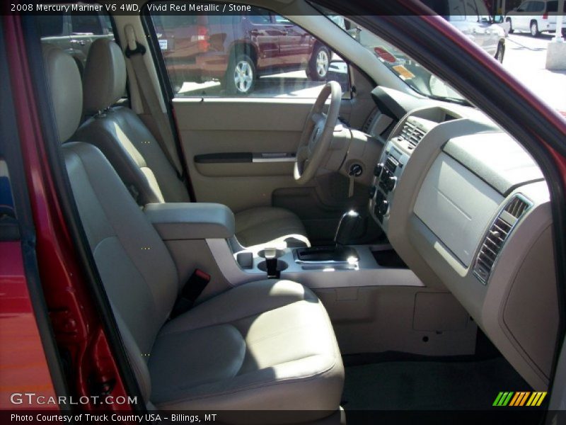 Vivid Red Metallic / Stone 2008 Mercury Mariner V6 4WD