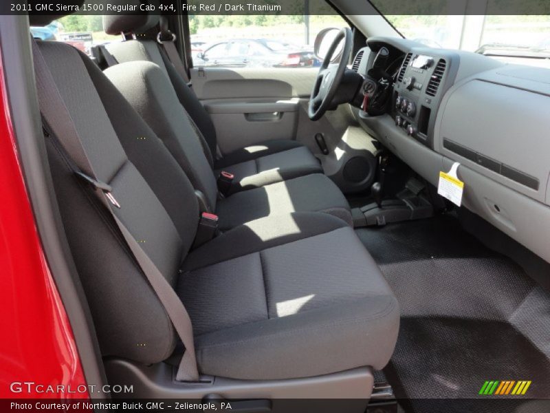 Fire Red / Dark Titanium 2011 GMC Sierra 1500 Regular Cab 4x4