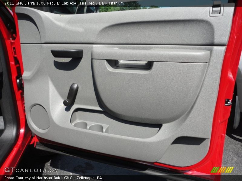 Fire Red / Dark Titanium 2011 GMC Sierra 1500 Regular Cab 4x4