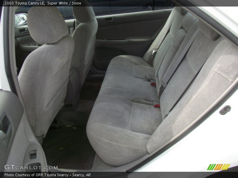 Super White / Stone 2003 Toyota Camry LE