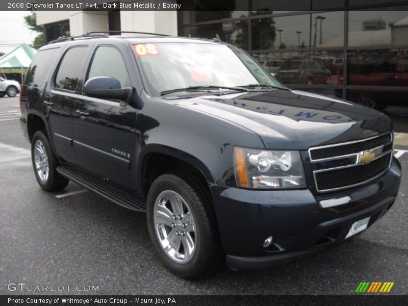 Dark Blue Metallic / Ebony 2008 Chevrolet Tahoe LT 4x4