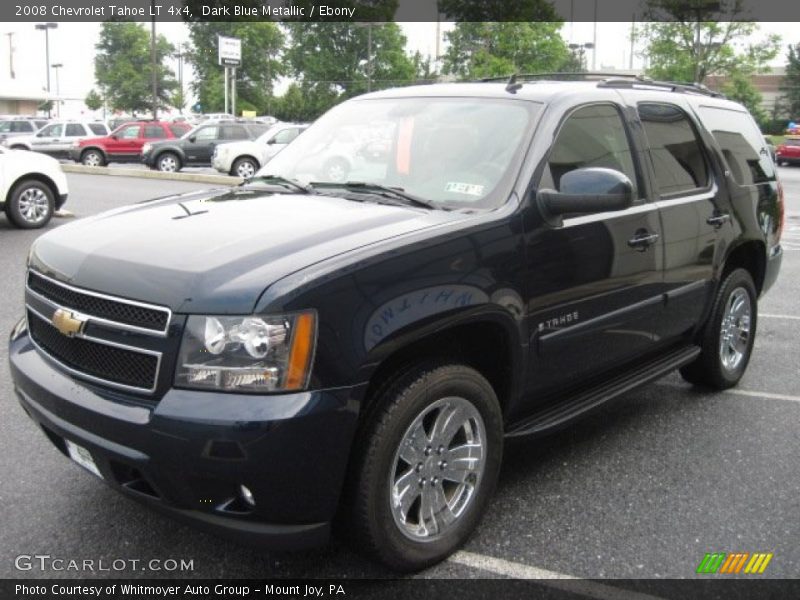 Dark Blue Metallic / Ebony 2008 Chevrolet Tahoe LT 4x4
