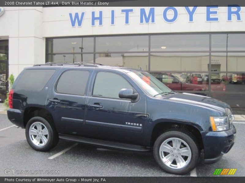 Dark Blue Metallic / Ebony 2008 Chevrolet Tahoe LT 4x4