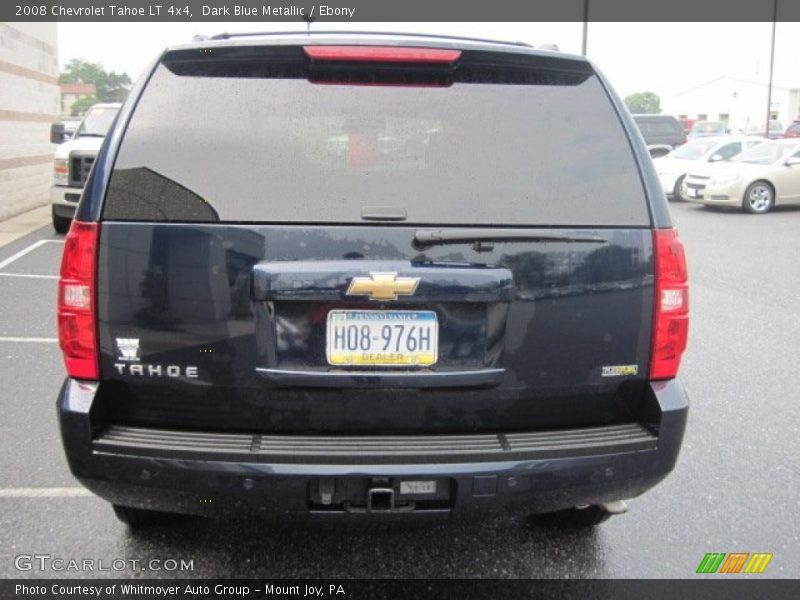 Dark Blue Metallic / Ebony 2008 Chevrolet Tahoe LT 4x4