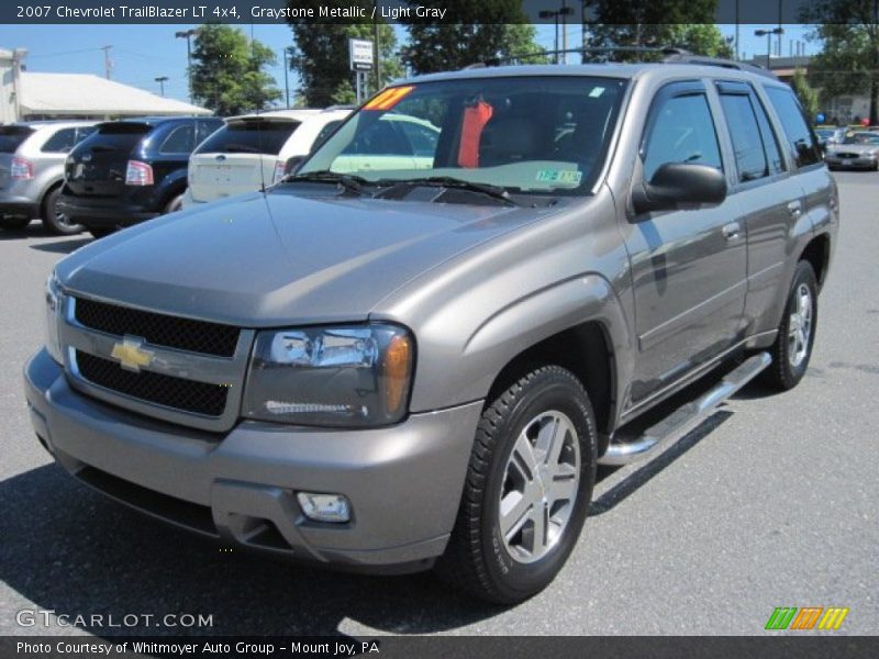 Graystone Metallic / Light Gray 2007 Chevrolet TrailBlazer LT 4x4