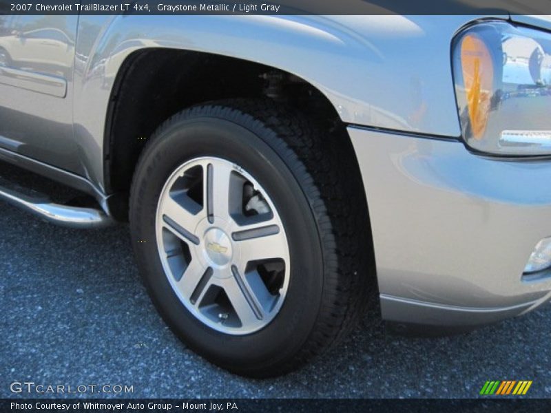 Graystone Metallic / Light Gray 2007 Chevrolet TrailBlazer LT 4x4