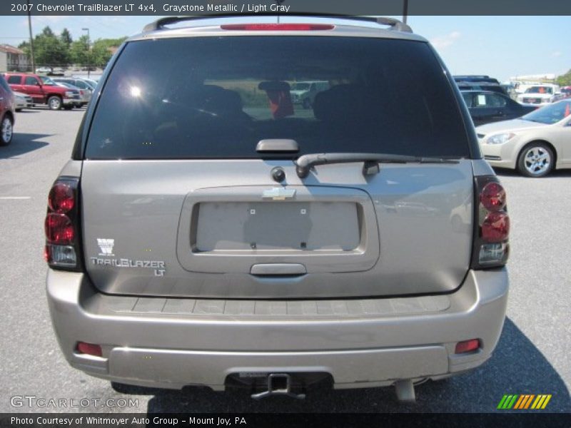 Graystone Metallic / Light Gray 2007 Chevrolet TrailBlazer LT 4x4