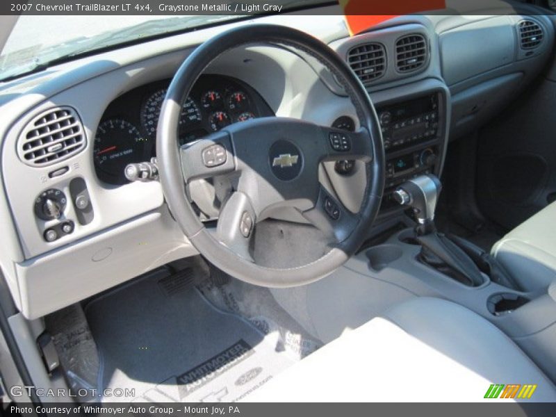 Graystone Metallic / Light Gray 2007 Chevrolet TrailBlazer LT 4x4