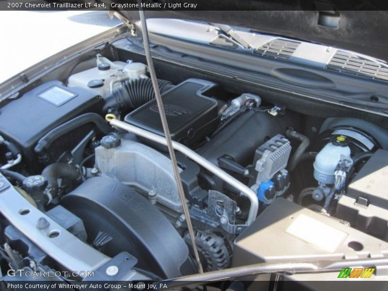 Graystone Metallic / Light Gray 2007 Chevrolet TrailBlazer LT 4x4