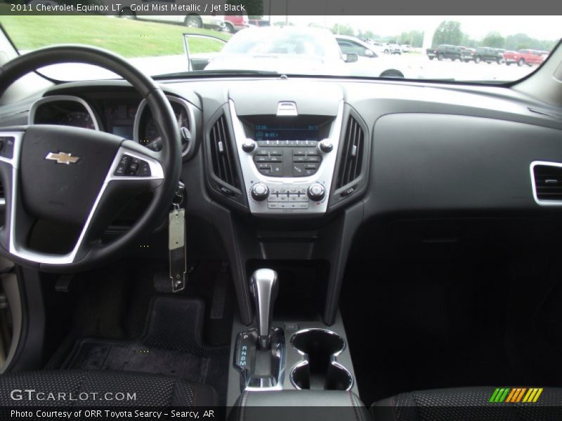 Gold Mist Metallic / Jet Black 2011 Chevrolet Equinox LT