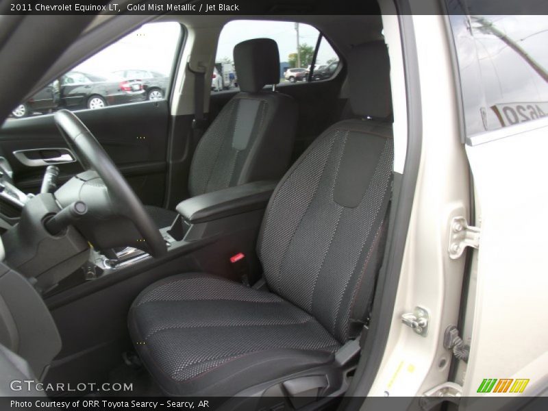 Gold Mist Metallic / Jet Black 2011 Chevrolet Equinox LT