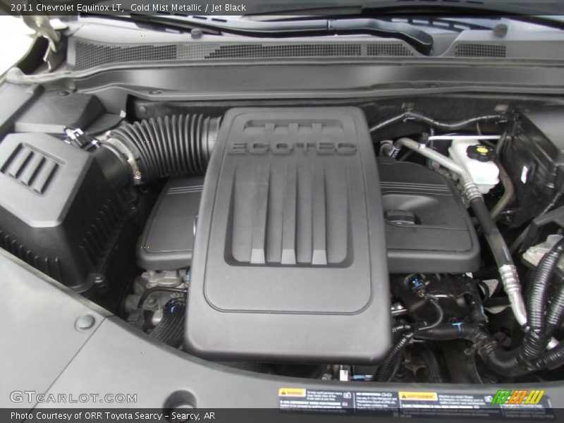 Gold Mist Metallic / Jet Black 2011 Chevrolet Equinox LT