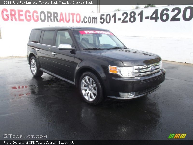 Tuxedo Black Metallic / Charcoal Black 2011 Ford Flex Limited