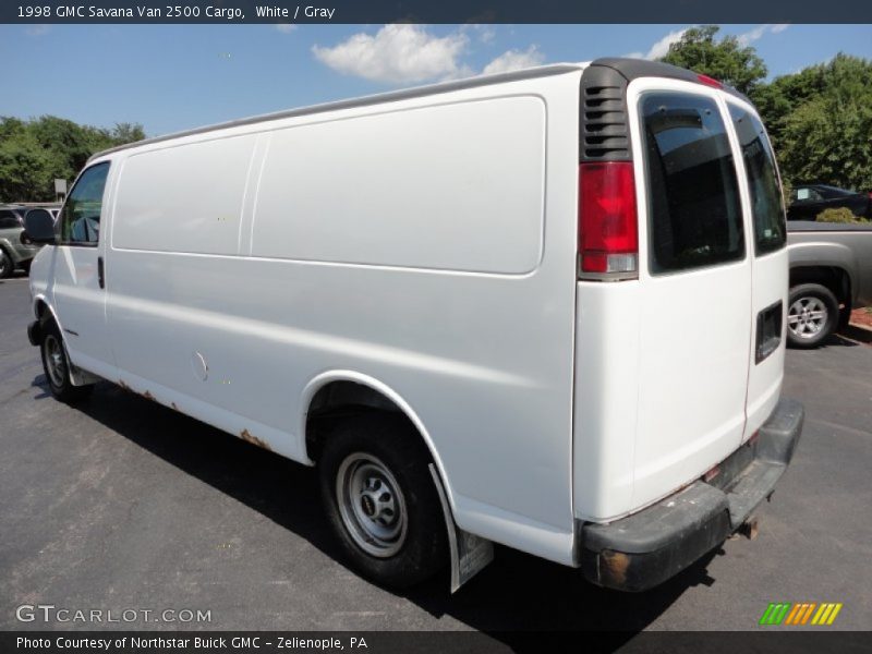 White / Gray 1998 GMC Savana Van 2500 Cargo