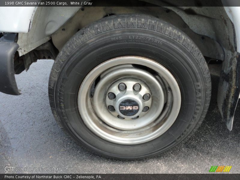 White / Gray 1998 GMC Savana Van 2500 Cargo
