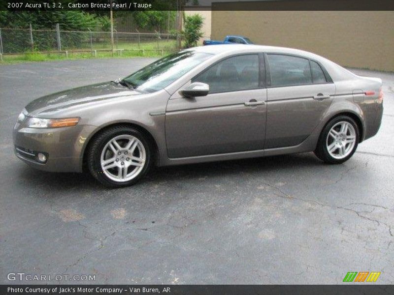 Carbon Bronze Pearl / Taupe 2007 Acura TL 3.2