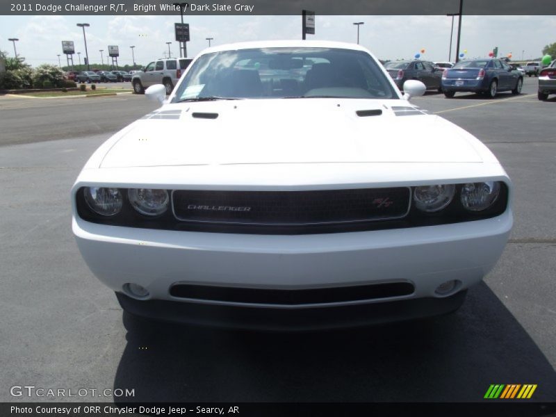 Bright White / Dark Slate Gray 2011 Dodge Challenger R/T