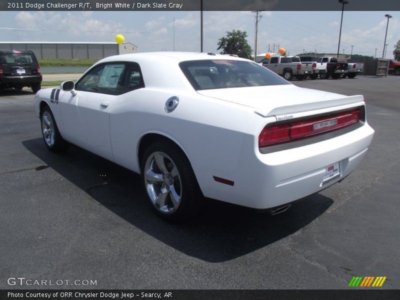 Bright White / Dark Slate Gray 2011 Dodge Challenger R/T