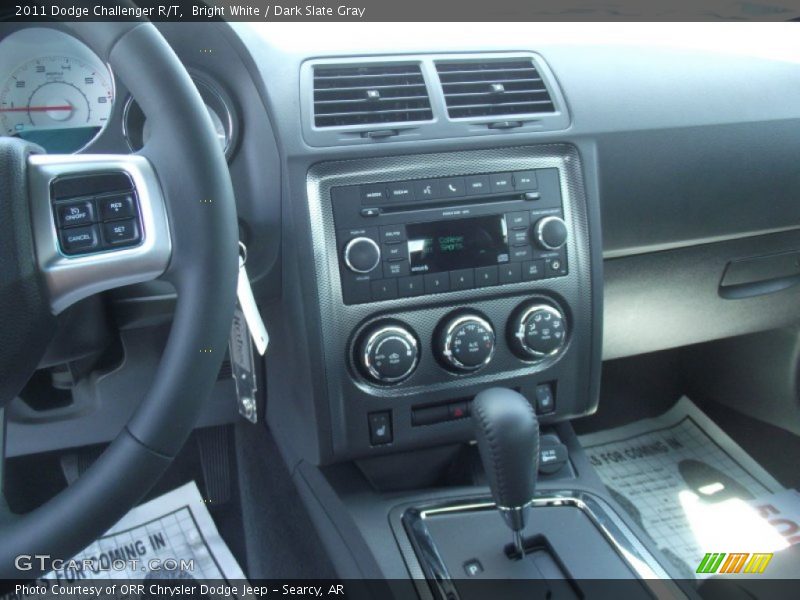 Bright White / Dark Slate Gray 2011 Dodge Challenger R/T