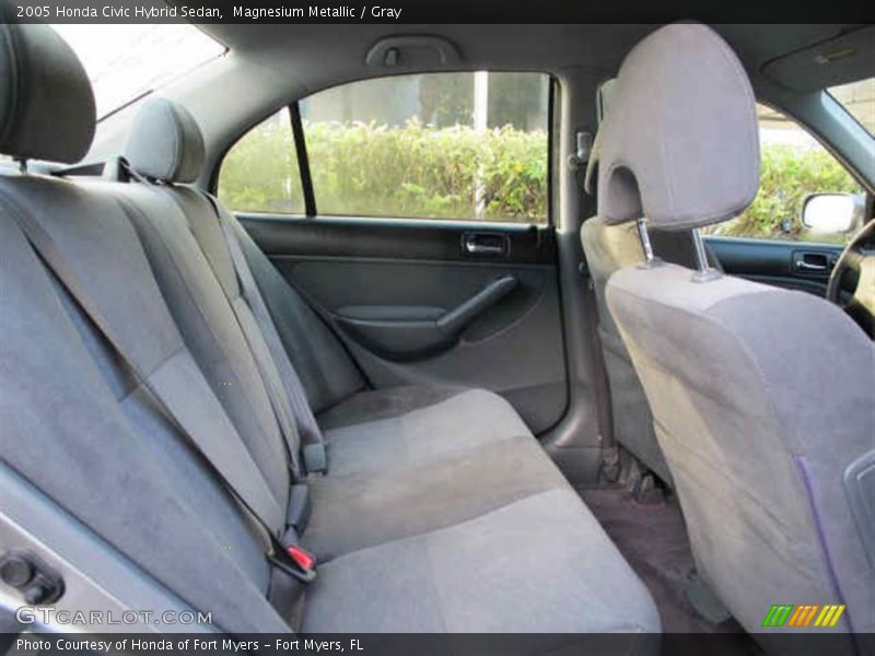 Magnesium Metallic / Gray 2005 Honda Civic Hybrid Sedan