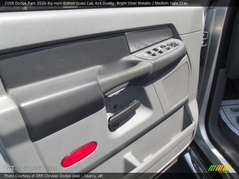 Bright Silver Metallic / Medium Slate Gray 2008 Dodge Ram 3500 Big Horn Edition Quad Cab 4x4 Dually