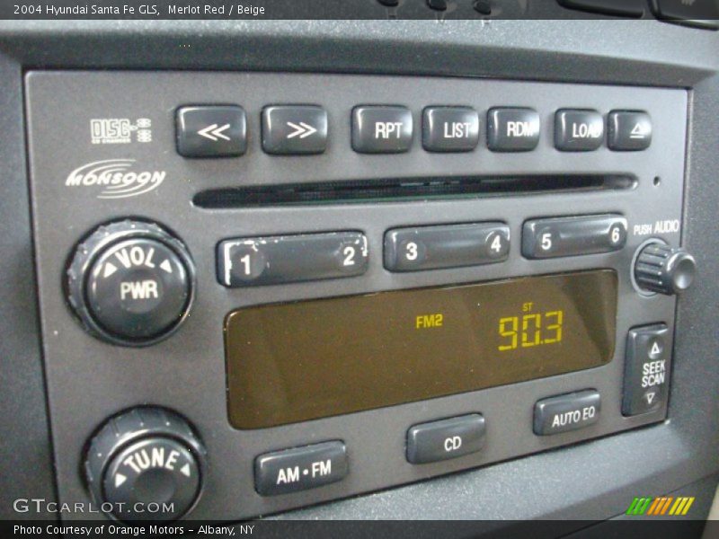 Merlot Red / Beige 2004 Hyundai Santa Fe GLS