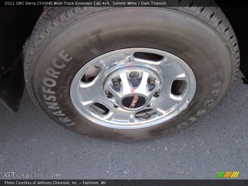 Summit White / Dark Titanium 2011 GMC Sierra 2500HD Work Truck Extended Cab 4x4